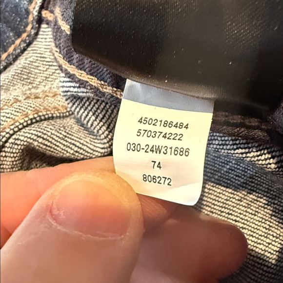 White House Black Market Denim Skinny Flare Jeans High Rise size 8 - Picture 6 of 6